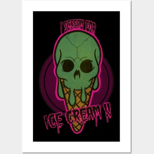 I scream Posters and Art